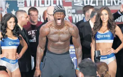  ?? Picture (left) / Photosport ?? Deontay Wilder (above centre) wants to fight Joseph Parker (below left).