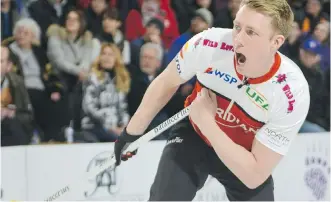  ?? DANIEL KATZ ?? Marc Kennedy of St. Albert is one of the most recognizab­le names on the curling circuit with an Olympic gold medal, three national Brier titles and two world titles to his credit.