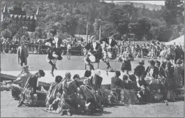  ??  ?? Inveraray Games would have been celebratin­g its 149th anniversar­y this year, but instead the games have had to be cancelled due to Covid; and inset, Seton Gordon.