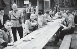  ?? Associated Press ?? Members of the German American Bund pose for a photo May 22, 1938, at Camp Siegfried in Yaphank, N.Y.