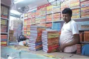  ??  ?? File picture of a bookstore with Gita Press publicatio­ns. The Gorakhpur-based entity says the chief minister’s lifestyle could boost demand for spiritual texts and interpreta­tion