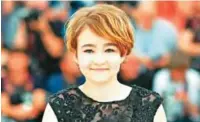  ??  ?? US actress Millicent Simmonds poses during photocall for the film 'Wonderstru­ck'.