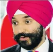  ??  ?? Navdeep Bains