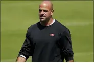  ?? ASSOCIATED PRESS FILE PHOTO ?? Former San Francisco 49ers defensive coordinato­r Robert Saleh was recently hired by the New York Jets as their head coach. He is the first Muslim American NFL head coach.