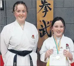  ?? ?? Our very first junior student of the week for 2024, Laoise Duane, seen here with Sensei Alison Hennessy after her class. Well done Laoise.