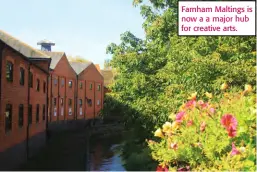  ?? ?? Farnham Maltings is now a a major hub for creative arts.