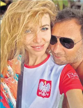  ?? ?? Jakub Kwiatkowsk­i i Agata Załęcka – oboje świetnie rozumieją sport.
