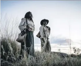  ?? MONTREAL FIRST PEOPLES FESTIVAL ?? Natassia Gorey Furber and Hamilton Morris in a scene from Australian director Warwick Thornton’s Sweet Country, screening as part of the Montreal First Peoples Festival.