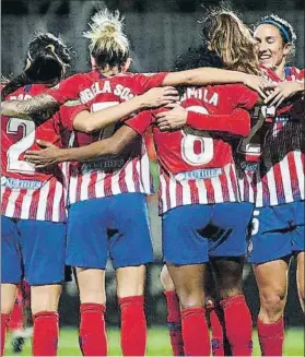  ?? FOTO: ATLETI ?? El Atlético de Madrid Femenino arrasó al Valencia en su propio estadio