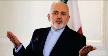  ?? IRNA ?? Iran’s Foreign Minister Mohammad Javad Zarif