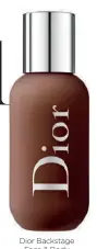  ?? ?? Dior Backstage Face & Body Foundation en 9N de Dior (42 €).