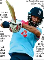  ??  ?? Hitting out: Moeen guides jittery England to victory