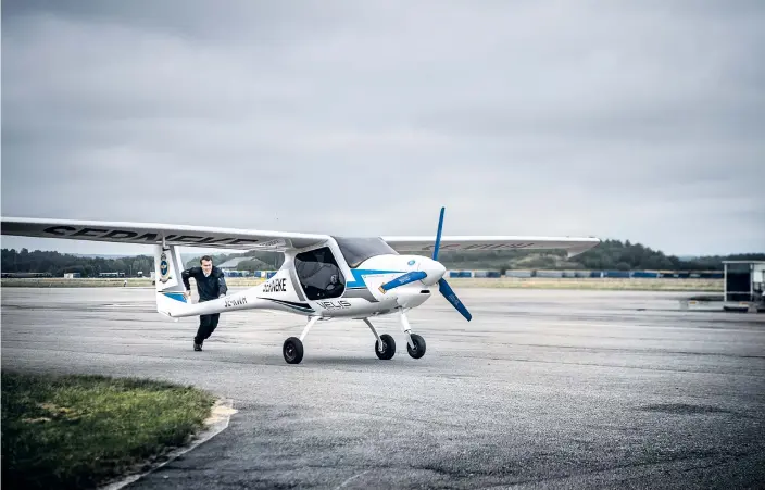  ?? ARKIVBILD: STEFAN BENNHAGE ?? Ett elflygplan på Säve flygplats utanför Göteborg.