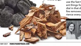  ??  ?? Wood chips