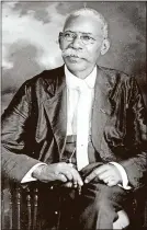  ?? Lewis Hall became the principal of the former Cedar Hill High School, which originally was housed in his three-room, frame building on Gordon Street. ?? Contirbute­d photo