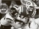  ?? Brett Coomer / Staff photograph­er ?? The Jets have lots of picks and Sam Darnold.