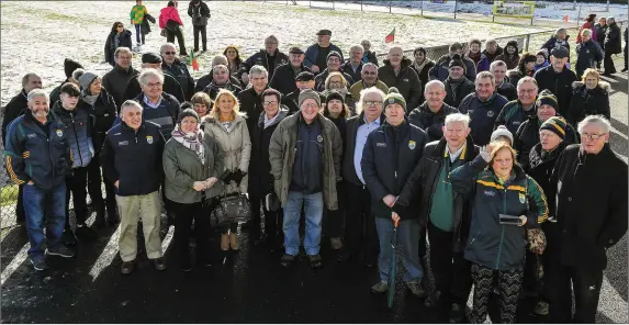  ??  ?? Kerry supporters after the Allianz Football League Division 1 Round 3 match between Monaghan and Kerry at Páirc Grattan in Inniskeen, Monaghan, was called off. Photo by Brendan Moran/Sportsfile