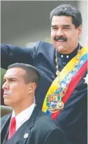  ?? AP/ ARIANA CUBILLOS ?? ↑ Mike Pence, vicepresid­ente de EEUU, describió a Venezuela como “esencialme­nte un estado fallido” y al gobierno de Caracas como una “dictadura corrupta”.
