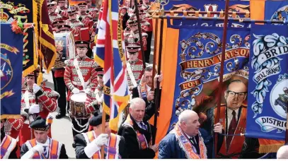  ??  ?? OUT OF STEP Glasgow City Council has a moral obligation to reduce the impact of Orange Walks on Catholics