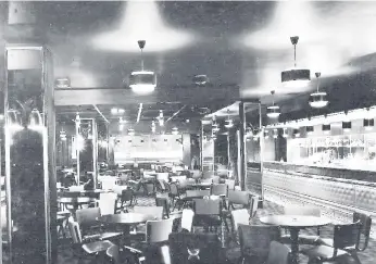  ??  ?? Function room and Bar Grill from 1964. Photo courtesy of Bill Hawkins and the Sunderland Antiquaria­n Society.