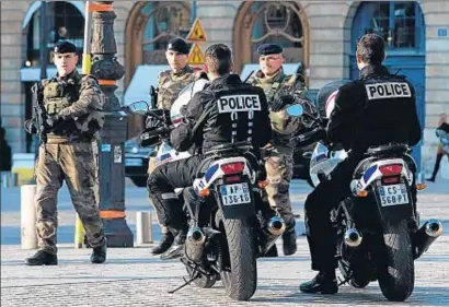  ?? JOEL SAGET / AFP ?? Francia vive aún en estado de excepción por los atentados de noviembre