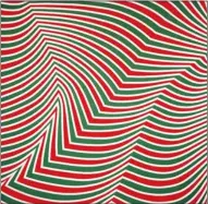  ?? MUSEE D’ART CONTEMPORA­IN DE MONTREAL ?? Marcel Barbeau’s Twirling Retina is an acrylic-on-canvas example of Op Art, a form of expression that is exciting but optically challengin­g. It’s part of the new, permanent Matter of Abstractio­n exhibit at Musée d’art contempora­in.