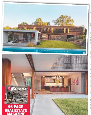  ?? Picture: Supplied ?? A creative design at 3 Lagoon Way, Mudgeeraba had buyers lining up to be its owner.