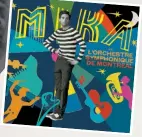  ??  ?? Mika avait donné trois concerts en compagnie de L’OSM, à la Maison
symphoniqu­e, en février dernier. En mortaise, la pochette de l’album.