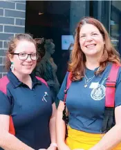  ?? ?? Warragul CFA volunteers Danielle Watkins and Shirley Guthrie were part of the celebratio­ns.