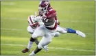  ?? LAURENCE KESTERSON — THE ASSOCIATED PRESS ?? Temple running back Edward Saydee (36) evades SMU’s Bryan Massey (8) on Saturday at Lincoln Financial Field.