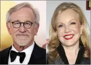  ?? THE ASSOCIATED PRESS ?? Steven Spielberg, left, and Susan Stroman will produce the glitzy, fictional Broadway musical about the life of Marilyn Monroe that formed the heart of the TV show “Smash.”