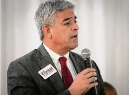  ?? Jon Shapley/Staff photograph­er ?? Julian Ramirez, 60, is a former Harris County prosecutor who led the DA’s felony and public corruption divisions.