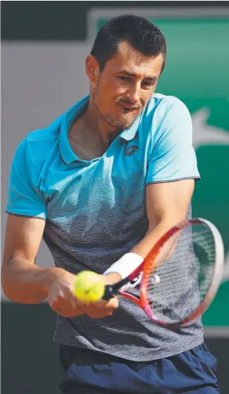  ?? Picture: GETTY IMAGES ?? Bernard Tomic wants to show he deserves his spot at Wimbledon.