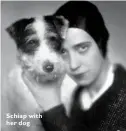  ??  ?? Schiap with her dog