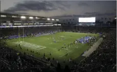  ?? AP PHOTO/JAE HONG ?? In this Aug. 13 file photo, the Los Angeles Chargers play the Seattle Seahawks at StubHub Center during the second half of an NFL preseason football game in Carson.