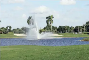  ??  ?? Blue Monster Golf Course del Trump National Doral (Florida).