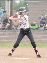  ?? Graham Thomas/Herald-Leader ?? Siloam Springs senior Kenlie Noel is expected to be one of the main contributo­rs on the Lady Panthers softball team in 2018.