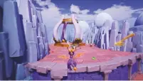  ??  ?? [PS4] This should strike a chord with those that grew up with Spyro in the Nineties.[PS4] Some parts of the game have been reinterpre­ted, rather than remade.