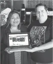  ?? JEFFERSON GRAHAM, USA TODAY ?? Mia Mazadiego and her husband, Mark Guenther, run the Neon Retro Arcade in Pasadena, Calif.