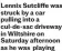  ?? ?? Lennix Sutcliffe was struck by a car pulling into a cul-de-sac driveway in Wiltshire on Saturday afternoon as he was playing