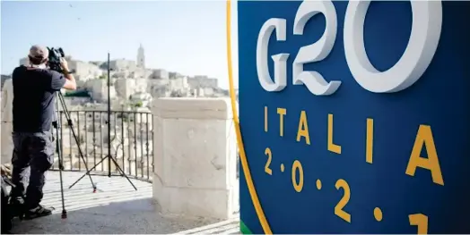 ?? ?? Un échec du G20 à Rome sur le sujet du climat n’impliquera­it toutefois pas automatiqu­ement celui de la COP 26. (Crédits : Reuters)
