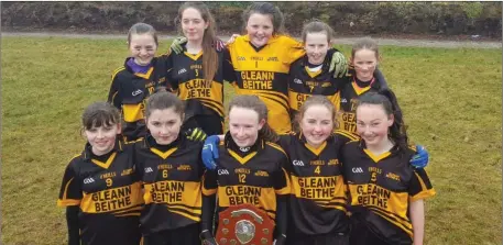  ??  ?? Mid Kerry Mini Sevens girls champions Glenbeigh