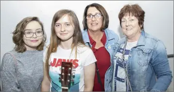  ??  ?? Kerrie Whelan, singer Laura Doyle, who performed at the event, Maria Brennan and Siobhan McMahon.