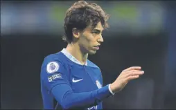  ?? Foto: GETTY ?? Joao Félix, en un partido con el Chelsea inglés, donde está cedido