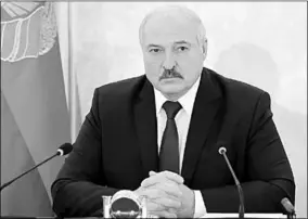  ??  ?? De Belarussis­che president Alexander Lukashenko. (Foto: NU)