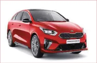  ??  ?? Kia ProCeed GT