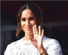  ?? — AFP file photo ?? Markle speaks during the 2021 Global Citizen Live festival at the Great Lawn, Central Park in New York City.