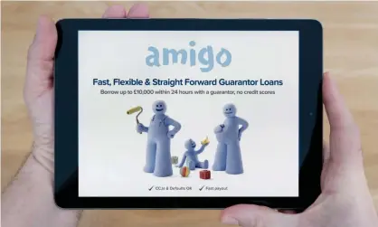  ?? ?? Amigo Loans was banned from lending in May by the Financial Conduct Authority. Photograph: M4OS Photos/Alamy