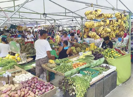  ??  ?? Arca South tips its hat to the role FTI played in connecting agricultur­al producers to consumers with its AANI weekend market.