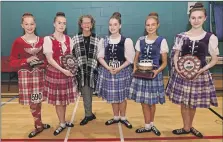  ?? All photograph­s: Kevin McGlynn ?? Highland dancing winners from Argyll and the Islands, with judge Pat McMaster from Canada.